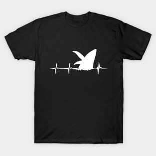 Funny Orca Heartbeat Design Killer Whale T-Shirt